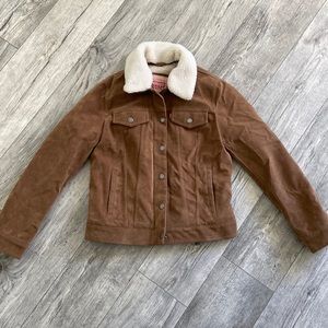 Levi’s Faux Suede Trucker Jacket